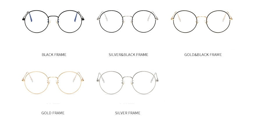 Round Anti Blue Light Glasses